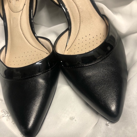 Classy, Black, Smooth & Patten Leather, Women’s Heels, by Stride Rite - Picture 3 of 8